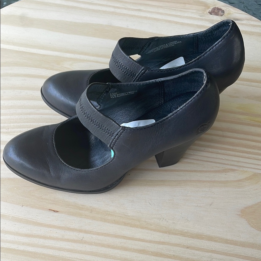 Born Black Heels Mary Jane Style - Picture 3 of 13